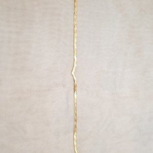 Vintage 14k Gold Herringbone V Bracelet